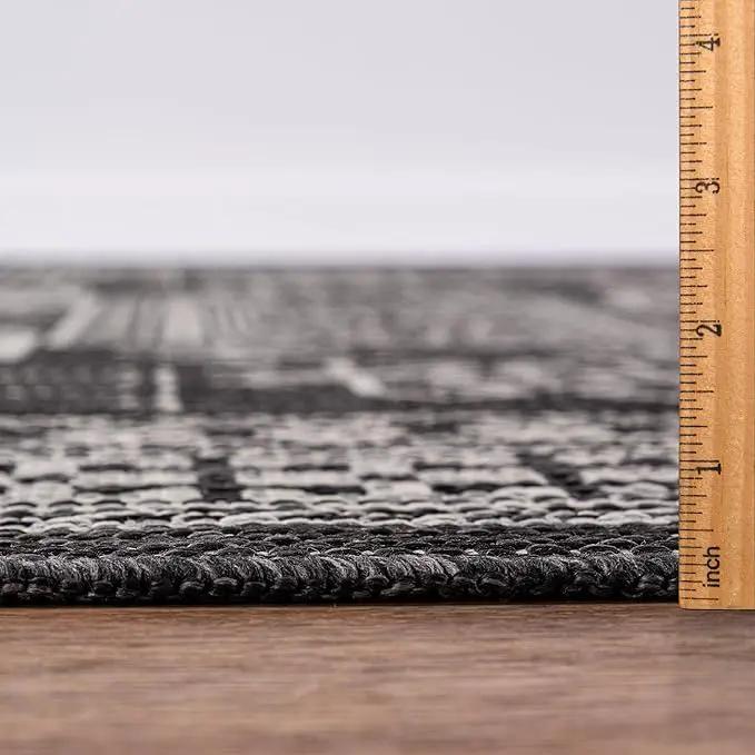 Keen Home Design Terrace Outdoor Area Rug - 4x6 Washable Indoor/Outdoor Rug for Patio, Kitchen, Balcony, Beach, Garden, Deck and Porch, Size: 3'10"x5'7" by GreenHaven Gardens