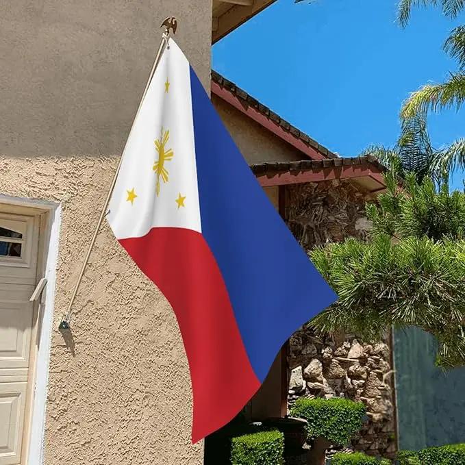 Philippines Philippinese Flag Garden Yard House 2x3 ft Flags Double Sided Print Banner Indoor Outdoor Party Home Decorations for Boat Dorm House Balcony by GreenHaven Gardens