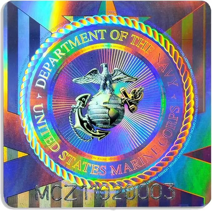 Breeze Decor GP108057-BOAF Marine Corps Americana Military Decorative Vertical Pack, Garden Flag 13"x 18.5", Thick Fabric by GreenHaven Gardens