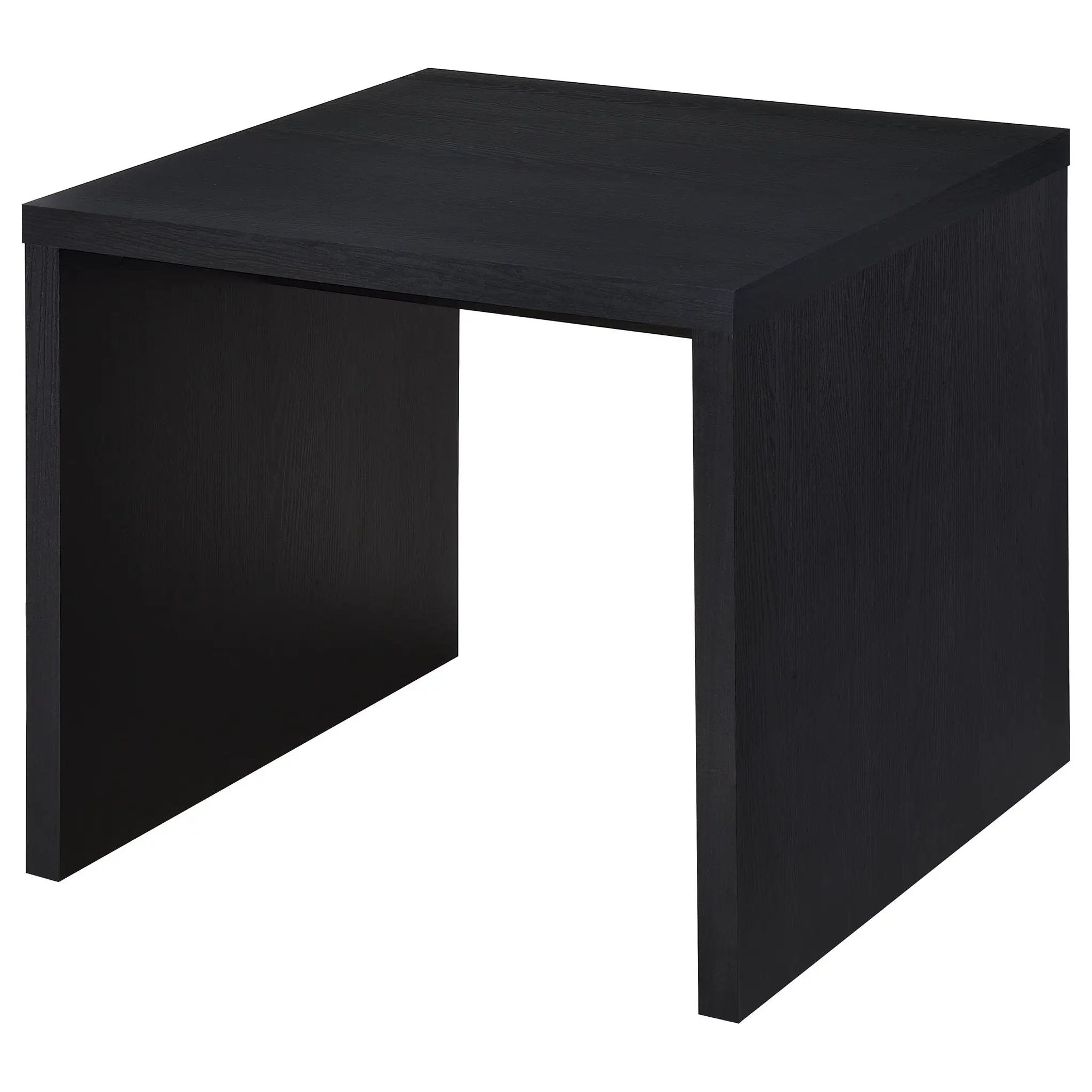 Canyon - Square Side Table - Black by HouseOfZazla