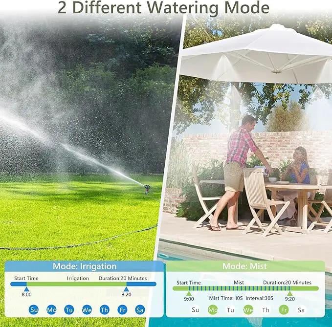 Diivoo WiFi Sprinkler Timer 3 Zone, Smart Water Hose Timer Compatible with Alexa and Google, Remote Control Irrigation Timer, Automatic Manual Watering, Rain Delay, for Garden, Yards and Lawns by GreenHaven Gardens