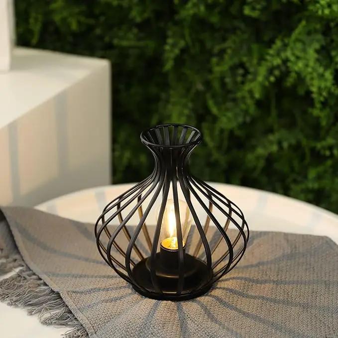 JHY DESIGN Decorations Outdoor Table Lamp Nightlight 7.5''High Modern Style Battery Powered Lamp with 6-Hours Timer Feature Decorative Bedside Lamp for Room Indoor Outdoor Table Garden Party by GreenHaven Gardens