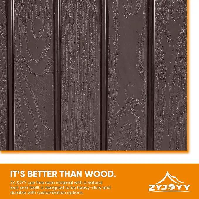 51 Gallon Resin Deck Box, Outdoor Storage Box Waterproof for Patio, Garden, Pool, and Deck, Storage Solution for Cushions, Tools, Delivery Packages, Brown by GreenHaven Gardens