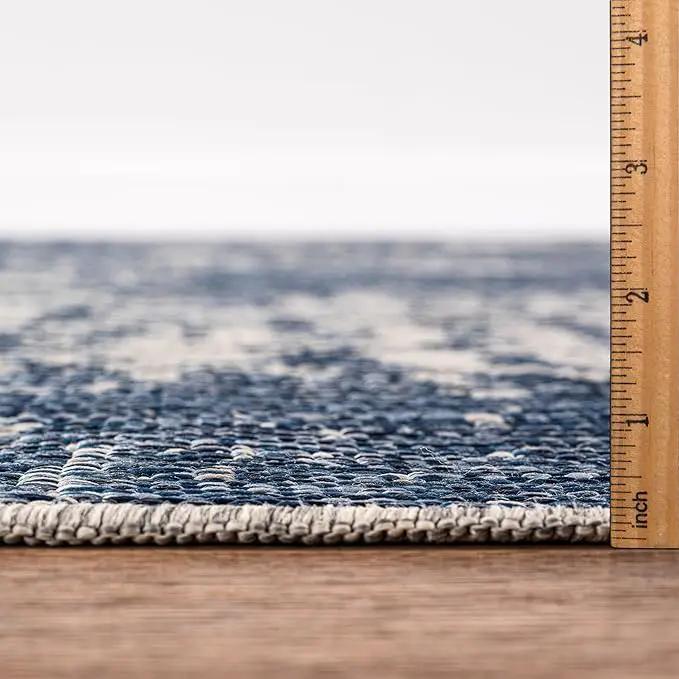 Keen Home Design Terrace Outdoor Area Rug - 8x10 Washable Indoor/Outdoor Rug for Patio, Kitchen, Balcony, Beach, Garden, Deck and Porch, Size: 7'7"x10' by GreenHaven Gardens