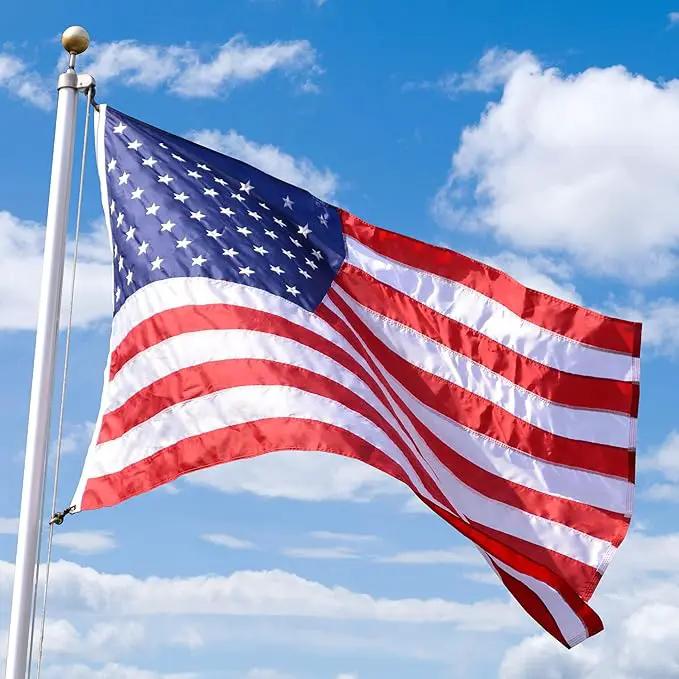 Valley Forge American Flag - 100% Made in The USA - 5' x 8' ft - Koralex II 2-Ply Polyester - Sturdy, Durable and Patriotic - Great for Gardens, Homes, Patios and Cars Flag by GreenHaven Gardens