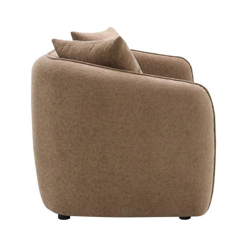 Keith - Sofa With 3 Matching Color Toss Pillows by HouseOfZazla