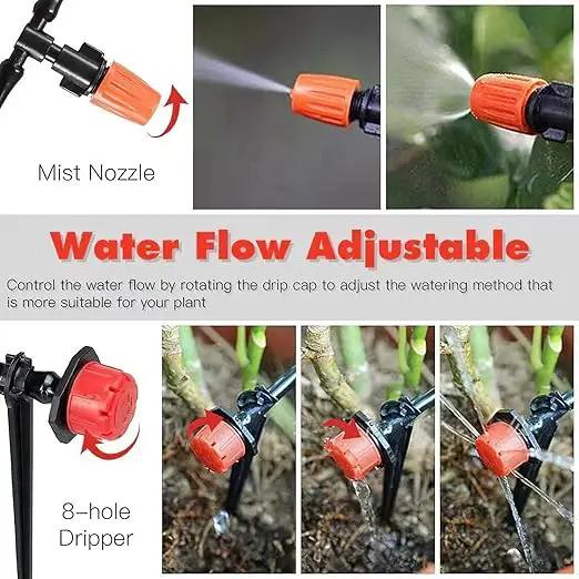 98.5FT Drip Irrigation System Kit, 149 Pack Automatic Irrigation System, Greenhouse Micro Drip Irrigation Kit for Garden Greenhouse, Flower Bed,Patio,Lawn by GreenHaven Gardens