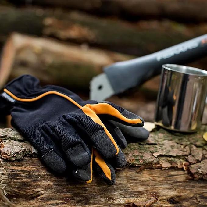 Fiskars House Plant Starter Tool Set with Set with Bypass Pruner, Trowel, Cultivator, and L/XL Garden Gloves for Indoor Gardening (4 Piece Kit) by GreenHaven Gardens