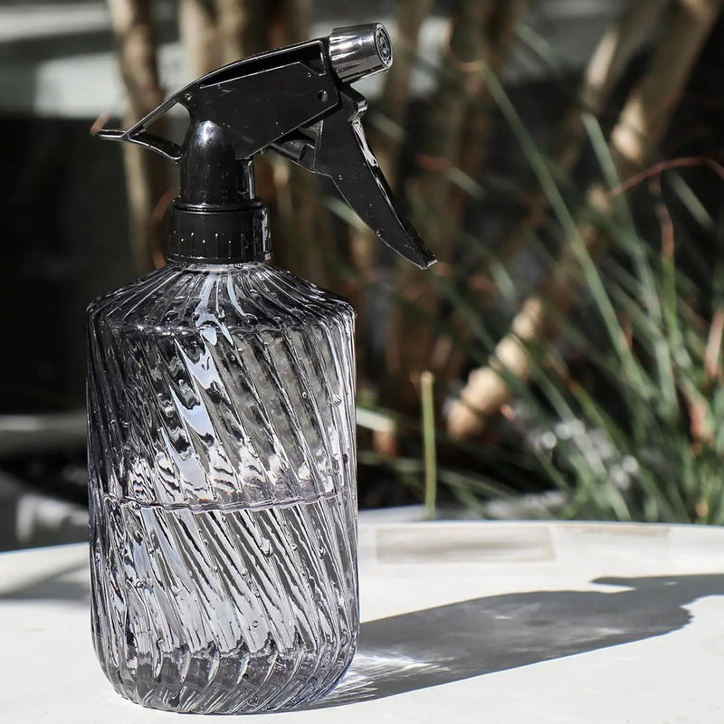 OFFIDIX Fine Mist Plant Mister,Handheld Pressure Glass Spray Bottles,0.45L/15.22oz Watering Can with Adjustable Nozzle for Outdoor Indoor Gardening and Cleaning Work(Diagonal Gray) by GreenHaven Gardens
