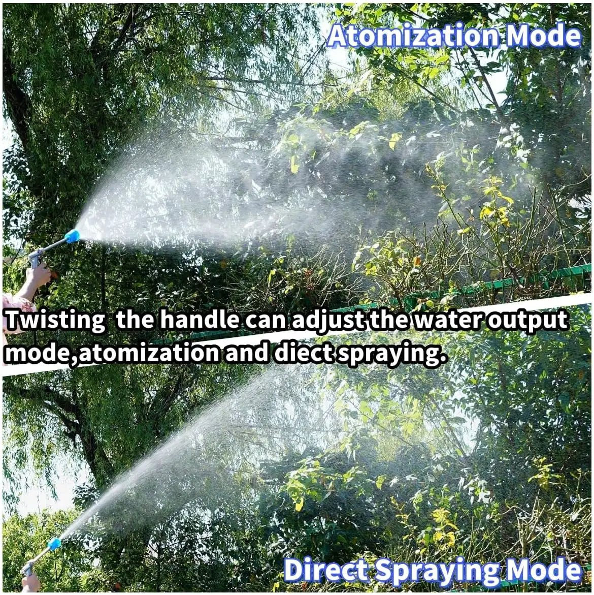 Agricultural Spray Guns, Fruit Tree Sprinkler, Electric Spray, High-Pressure Spray, Long Rod, Even Spray, Direct Spray, Lrrigation and Cleaning (Blue headed alloy spray gun) by GreenHaven Gardens