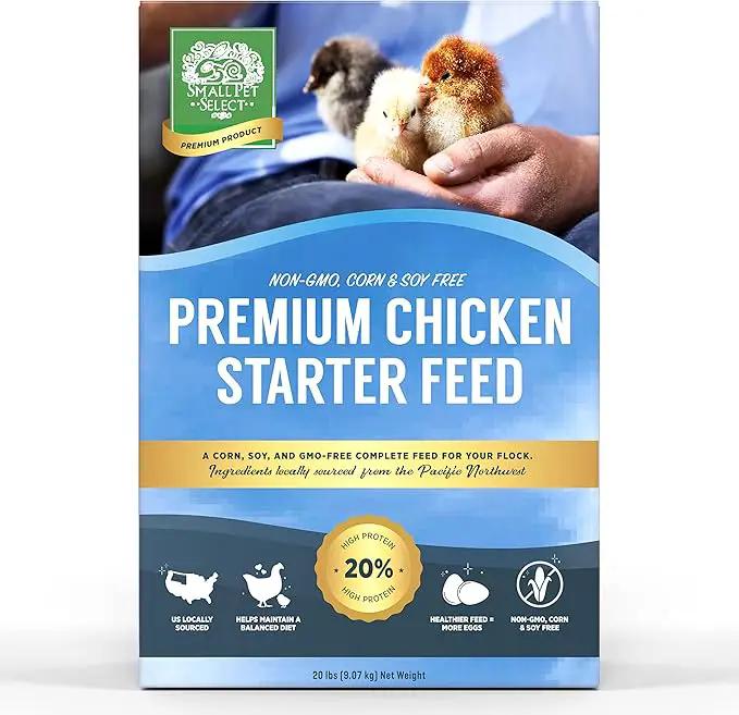 Small Pet Select - Chicken Starter Feed (Corn-Free/Soy-Free/Non-GMO), 20lb by GreenHaven Gardens