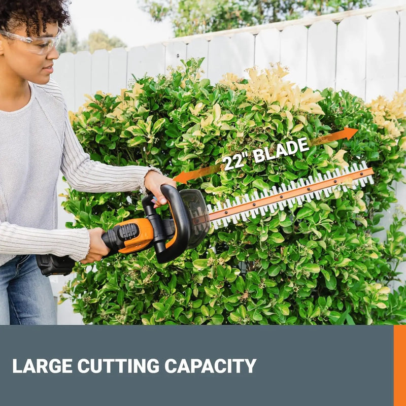 Worx 20V String Trimmer + Turbine Blower + Hedge Trimmer (Batteries & Charger Included) by GreenHaven Gardens
