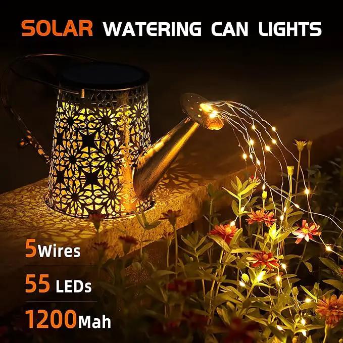 Otdair Solar Watering Can with Lights, Outdoor Garden Decor Waterproof Solar Garden Lights for Outdoor Pathway Yard Lawn Patio Party Decorations Gifts for Mom Grandma Birthday by GreenHaven Gardens