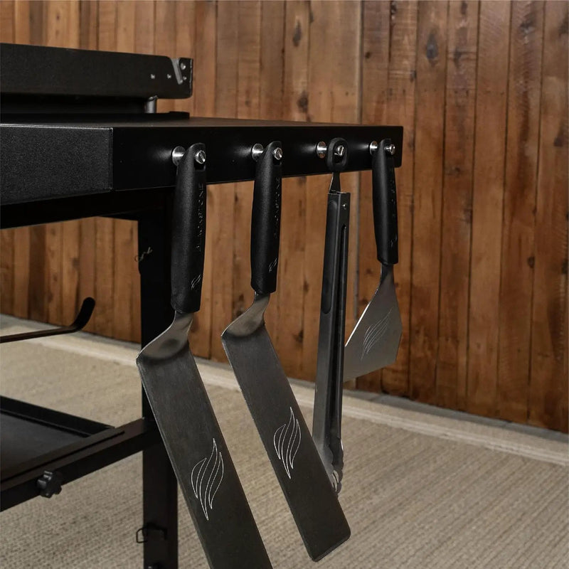 Blackstone 1554 36” Omnivore Griddle with Folding Side Shelves, Powder Coated Steel, Black by GreenHaven Gardens