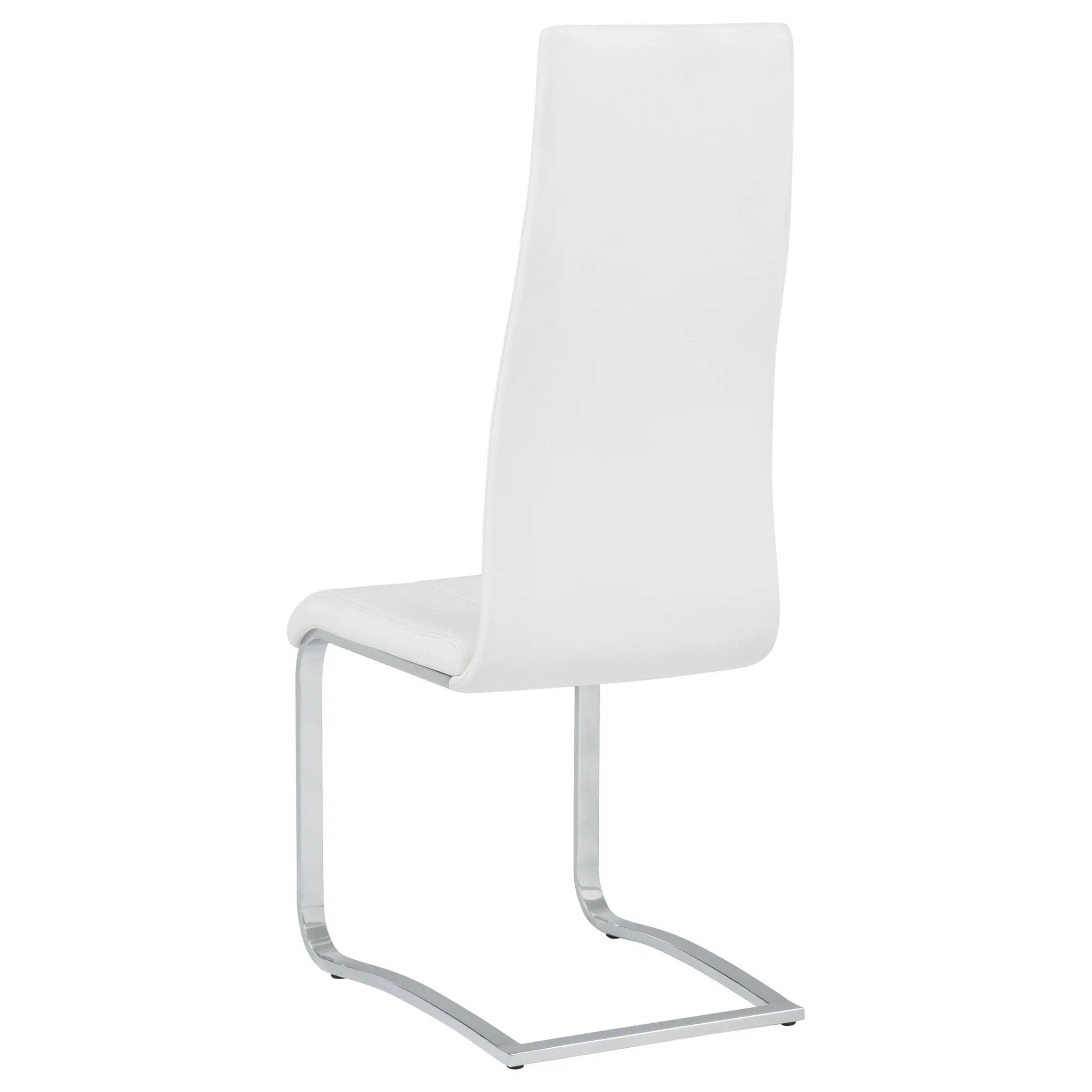 Montclair Upholstered Dining Side Chair White (Set of 4) by Unique Piece Furniture