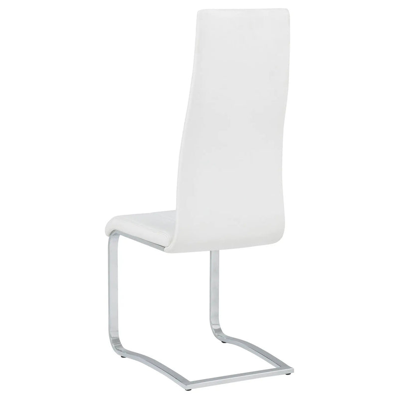 Montclair Upholstered Dining Side Chair White (Set of 4) by Unique Piece Furniture
