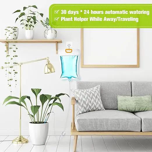 Rtteri 24 Pcs 3.5L Plant Water Bag Plant Watering System Device Automatic Plant Waterer Self Watering rip Bag Irrigation Drip Watering Bag with Adjustable Flow for Indoor Outdoor Potted Plant by GreenHaven Gardens