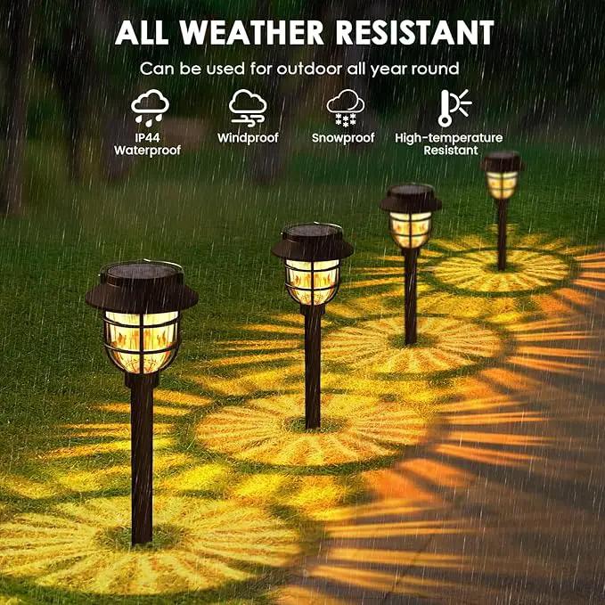 10 Pack Solar Pathway Lights Outdoor - Bright Solar Powered Garden Lights with 3000K Warm LED, Auto On/Off Waterproof Path Lights Decorative, Landscape Lighting for Yard Patio Walkway Driveway by GreenHaven Gardens