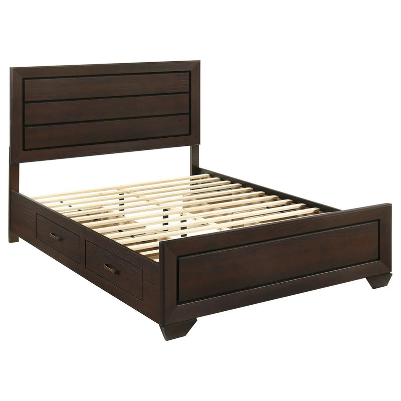 Kauffman 5-piece Queen Bedroom Set Dark Cocoa by Unique Piece Furniture