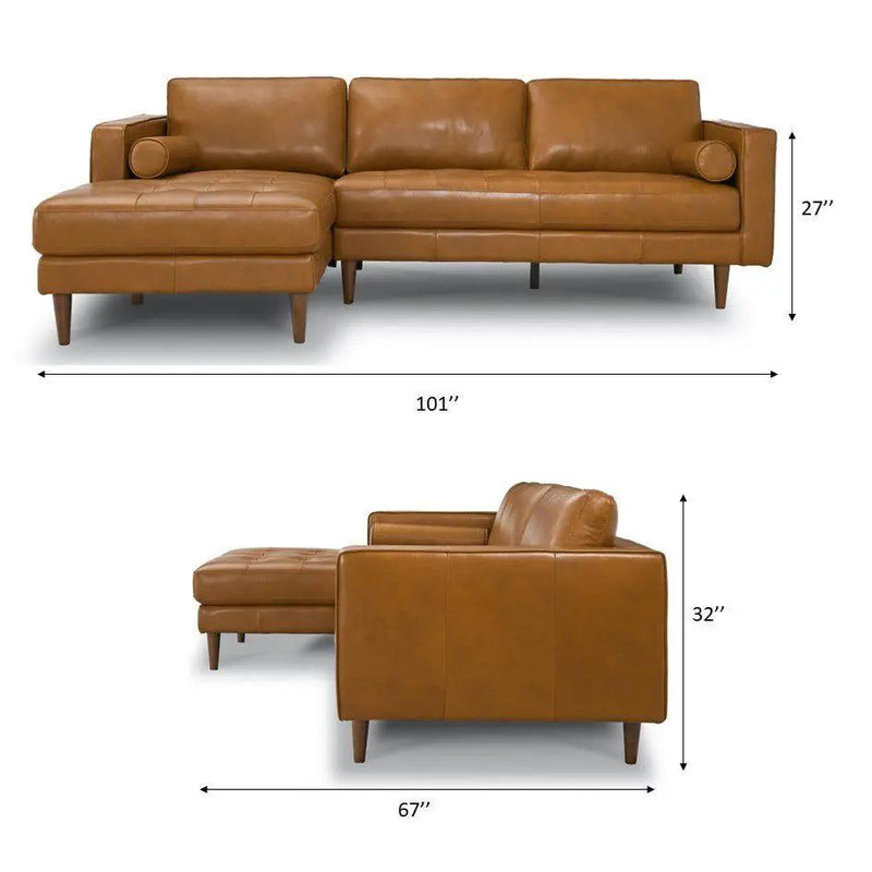 Anthony - Corner Sectional Sofa by HouseOfZazla