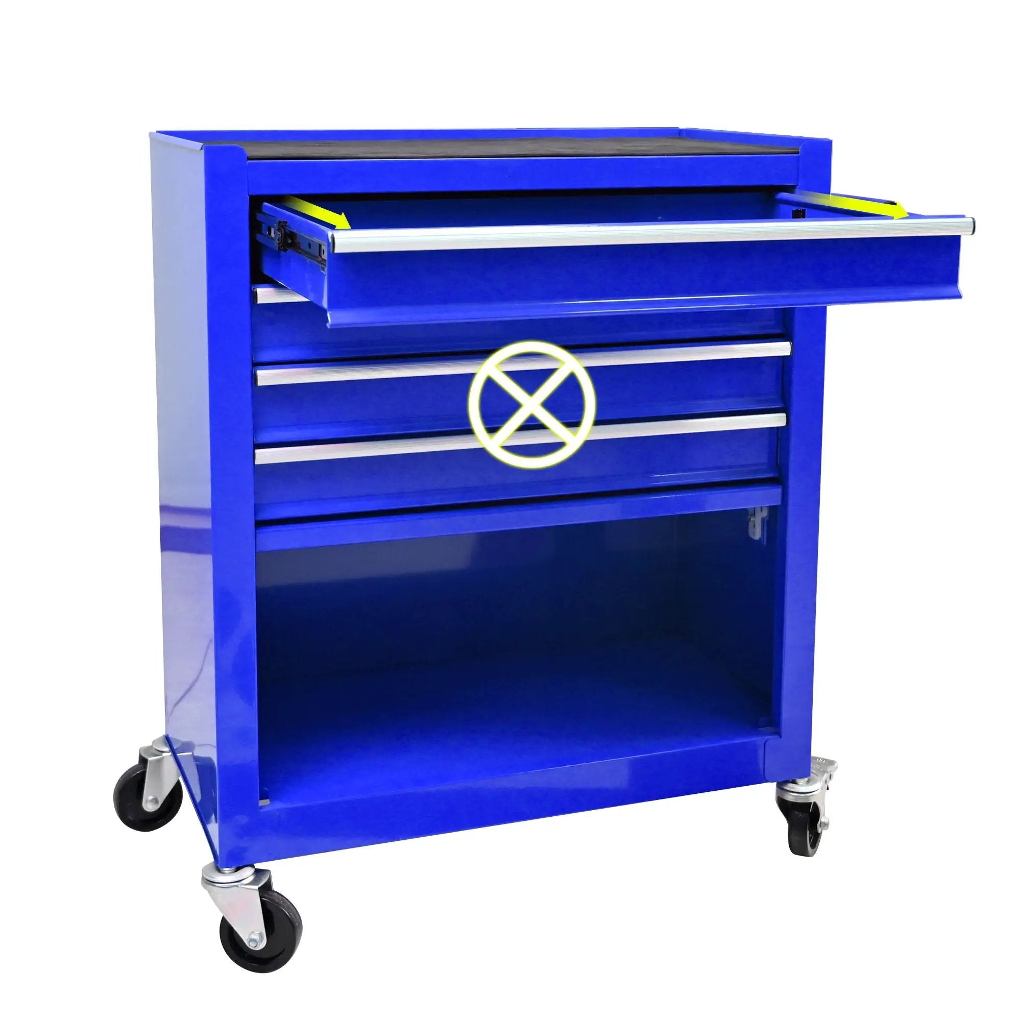 4 Drawers Multifunctional Tool Cart With Wheels by HouseOfZazla