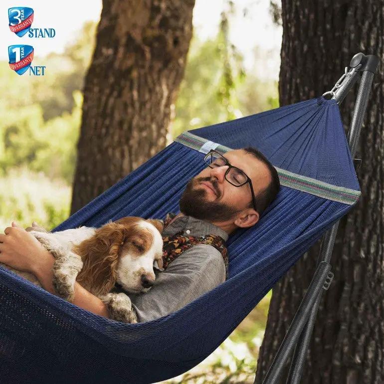 Tranquillo Uniki Collapsible Hammock Stand for Ultimate Relaxation by Megsu