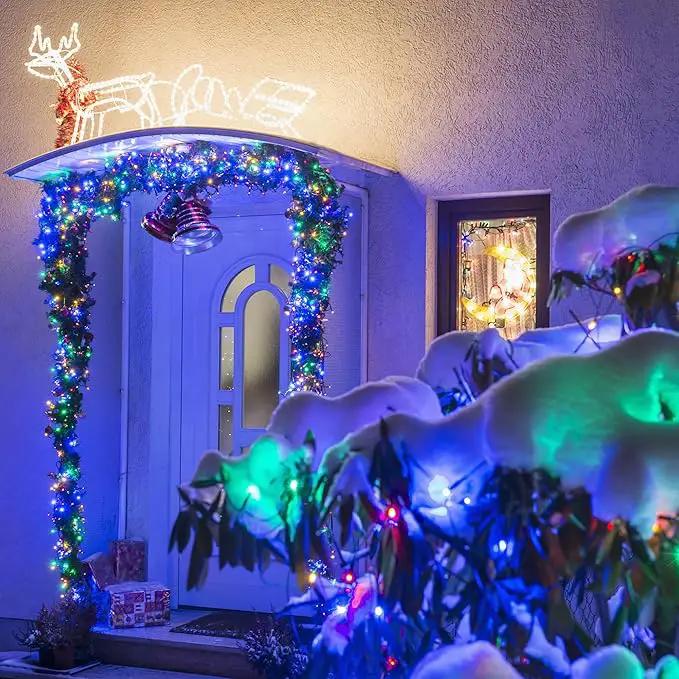 Christmas Lights,200 LED 72FT Outdoor/Indoor Christmas Lights Plug in with 8 Modes & Timer & Memory Function, Waterproof Christmas Lights Outdoor for Holiday Party Christmas Tree Deco by GreenHaven Gardens