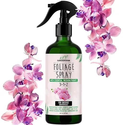 Premium Orchid Plant Food Mist – Orchid Fertilizer Spray – Orchid Food Fertilizer for Blooming – Orchid Plant Care Formula 3-1-2 – Ready-to-Use (16 OZ) by GreenHaven Gardens