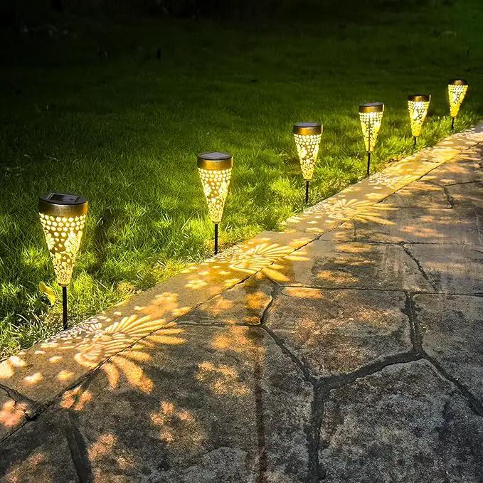 2-Pack Hummingbird Outdoor Solar Pathway Lights, Metal Garden Path Decorations, Waterproof Landscape Lighting for Yard, Lawn, Walkway – Gifts for Women, Mom, Grandma by GreenHaven Gardens