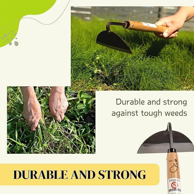 Japanese Gardening Tool Hand Weeder Made in Japan Ambidextrous by GreenHaven Gardens