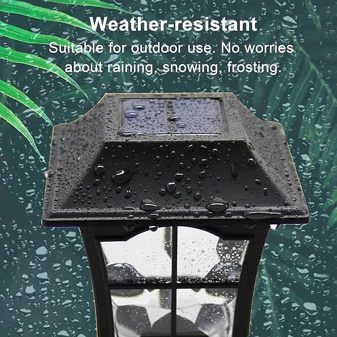MAGGIFT 4 Pack Solar Wall Lantern Outdoor Playhouse Lights Waterproof 15 Lumens Solar Wall Sconce Light Fixture with Wall Mount Kit for Storage Shed Fence Garden Decor by GreenHaven Gardens