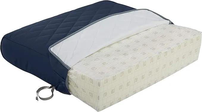 Classic Accessories Montlake FadeSafe Water-Resistant 25 x 22 x 4 Inch Wide Back Patio Quilted Lounge Cushion, Navy by GreenHaven Gardens