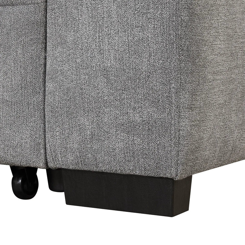 Sleeper Sofa Bed, 2 In 1 Pull Out Sofa Bed L Shape Couch With Storage Ottoman For Living Room, Bedroom Couch And Small Apartment by HouseOfZazla