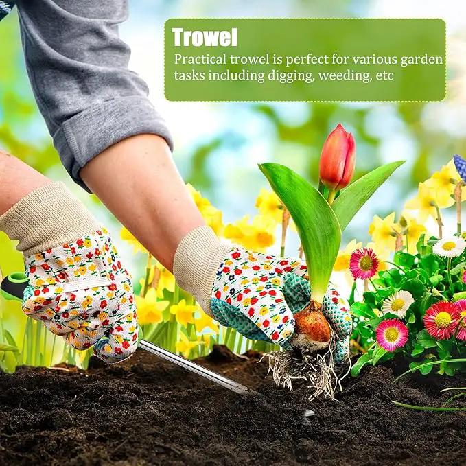 Hand Weeder Tool Garden Weeding Tool Gardening Weeder Tool with Ergonomic Handle, Stainless Steel Garden Lawn Farmland Transplant Gardening Plant Tool（2 Pronged Fork, 2 Pieces） by GreenHaven Gardens