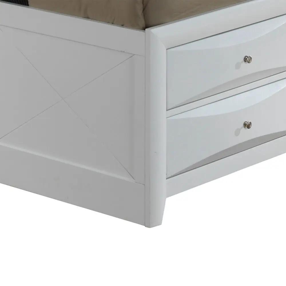 Modern Design Storage Bed With Bookcase Headboard by Unique Piece Furniture