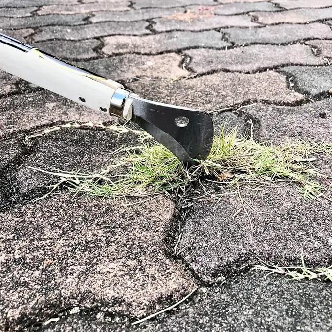 Japanese Weeding Sickle L-Shaped Garden Tool [Made in Japan] Gardening Hand-held Weeder Hand Hoe Weed by GreenHaven Gardens