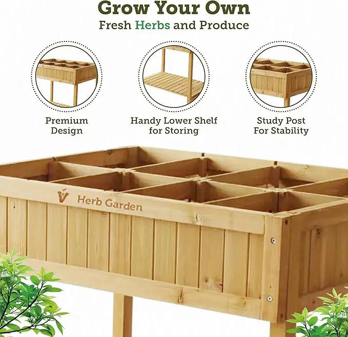 VegTrug 8 Pocket Herb Garden by GreenHaven Gardens