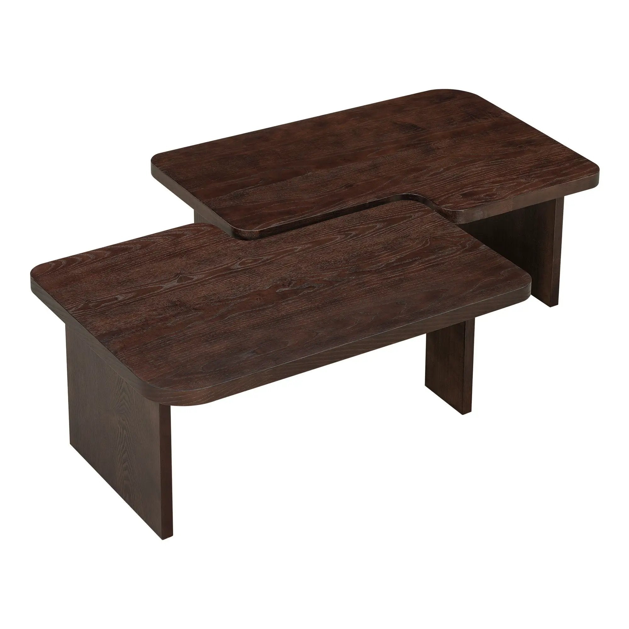 Modern Minimalist Coffee Table Set With Splicing Design by HouseOfZazla