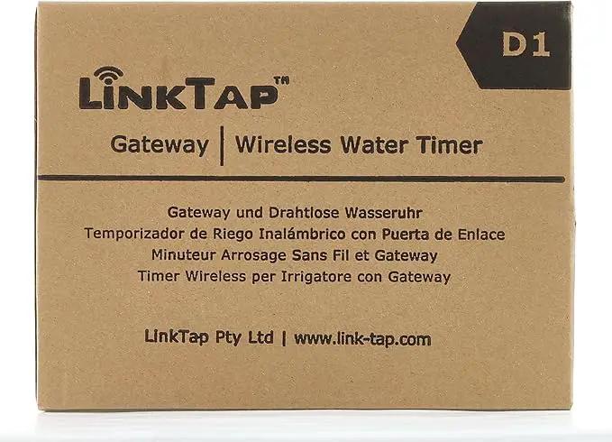 LinkTap D1 Wireless Water Timer & Gateway, 2 Zone Smart Hose Faucet Timer, Built-in Flow Meters, Real-Time Fault Detection & Notification, Weather Adaptive, Better Range Than WiFi, IP66, 2-Yr Warranty by GreenHaven Gardens
