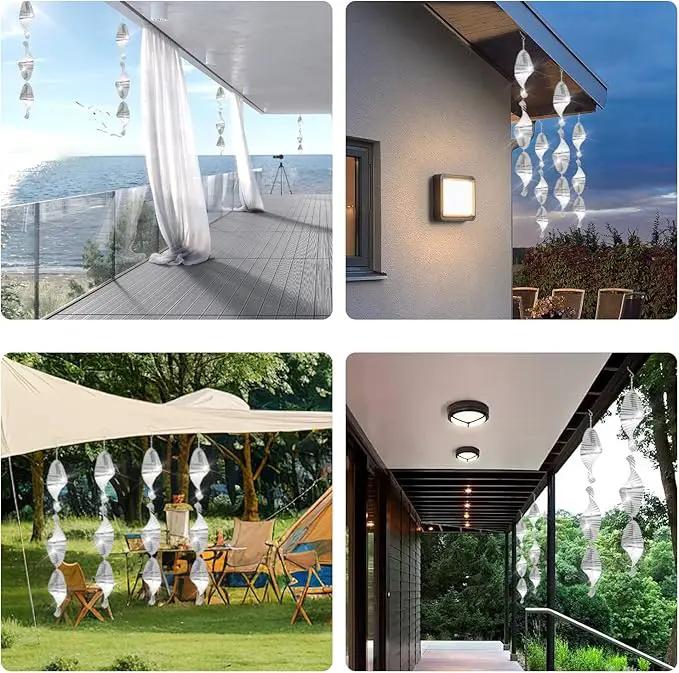 12Pcs Bird Scare Discs, Highly Reflective Double-Sided Bird Reflector, Extra Sparkly Wind Spinners Bird Devices to Scare Birds Like Woodpeckers, Pigeons, Ducks Away from Yard Patio Farm by GreenHaven Gardens