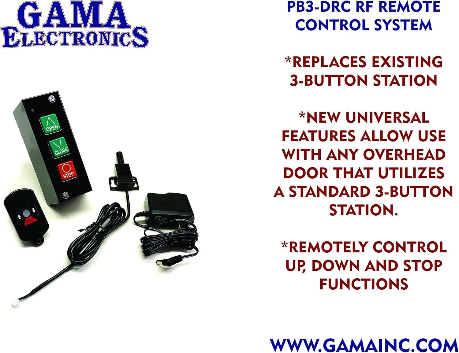 RF Remote Control System for Commercial Overhead Doors PB3-DRC by GreenHaven Gardens