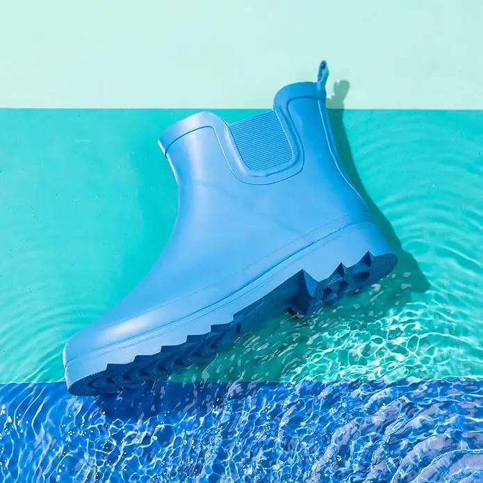 NORTY - Womens Ankle Rain Boots - Ladies Waterproof Winter Spring Garden Boot runs ½ size large by GreenHaven Gardens