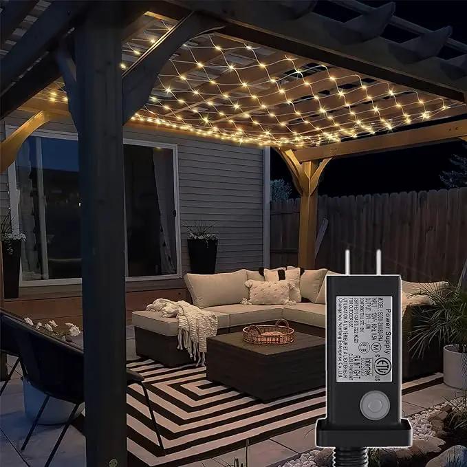 Eueasy LED Net Lights, 270 LED 10x10FT with Timer & 8 Lighting Modes, Outdoor Net Lights for Gazebo, Bush, Wedding, Holiday by GreenHaven Gardens