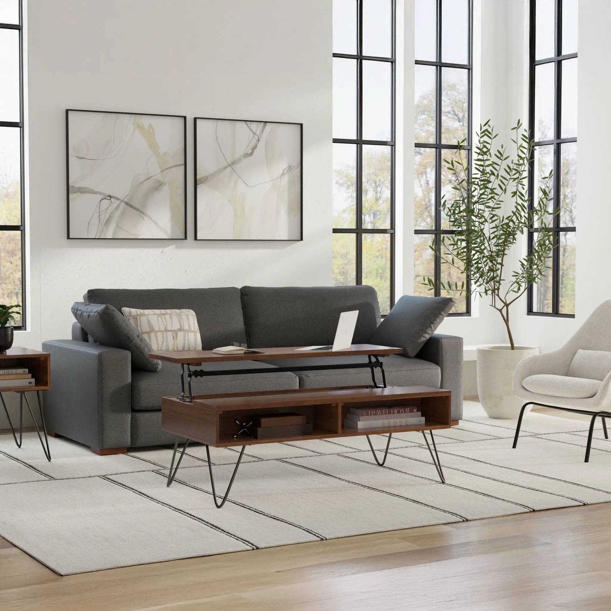 Hunter - Handcrafted Lift Top Coffee Table by HouseOfZazla