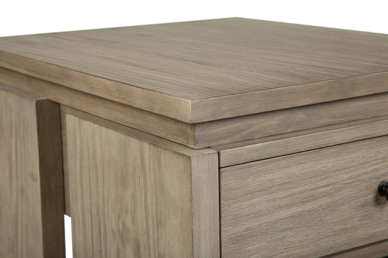 Conrad - Rectangular End Table - Stone Harbor Gray by Unique Piece Furniture