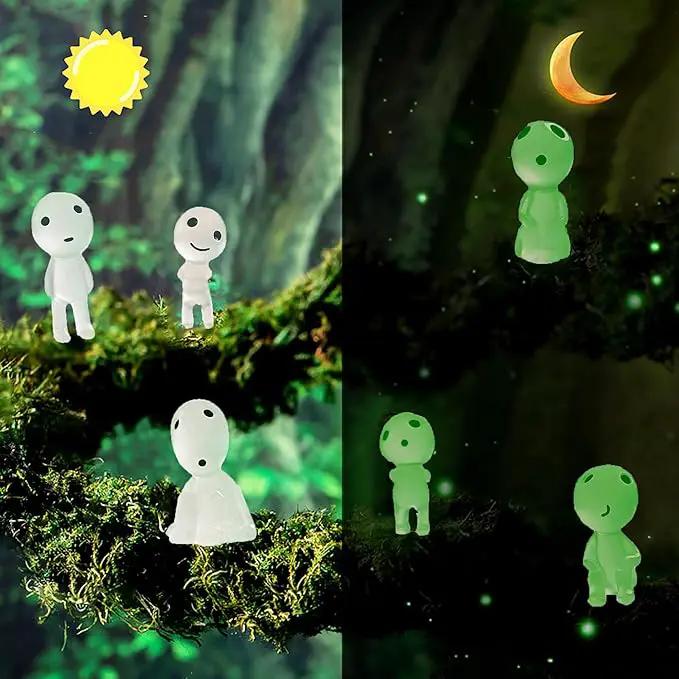 Luminous Ghost Tree Elves Glow in Dark Nightlight Landscape Garden Accessories Indoor Room Ornaments Outdoor Yard Lawn Decoration 10pcs by GreenHaven Gardens