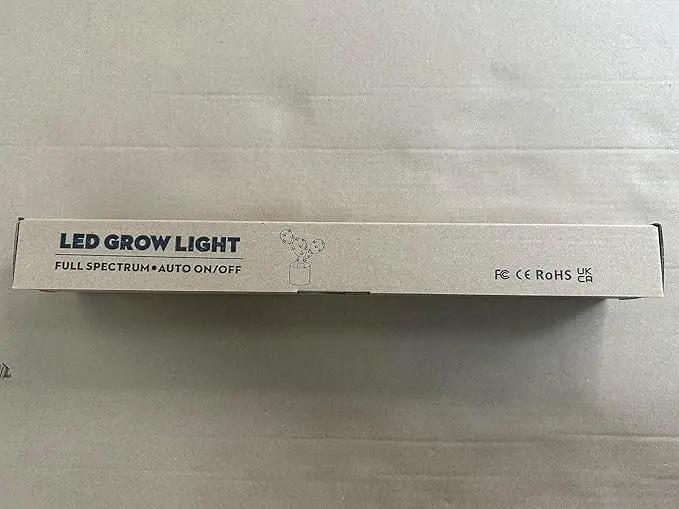 Wiaxulay Grow Lights for Indoor Plants Full Spectrum, 6000K LED Plant Grow Light Strips, Grow Lamp with Auto On/Off 6/12/16H Timer, 5 Dimmable Levels, 3 Switch Modes for Hydroponics Seedling by GreenHaven Gardens