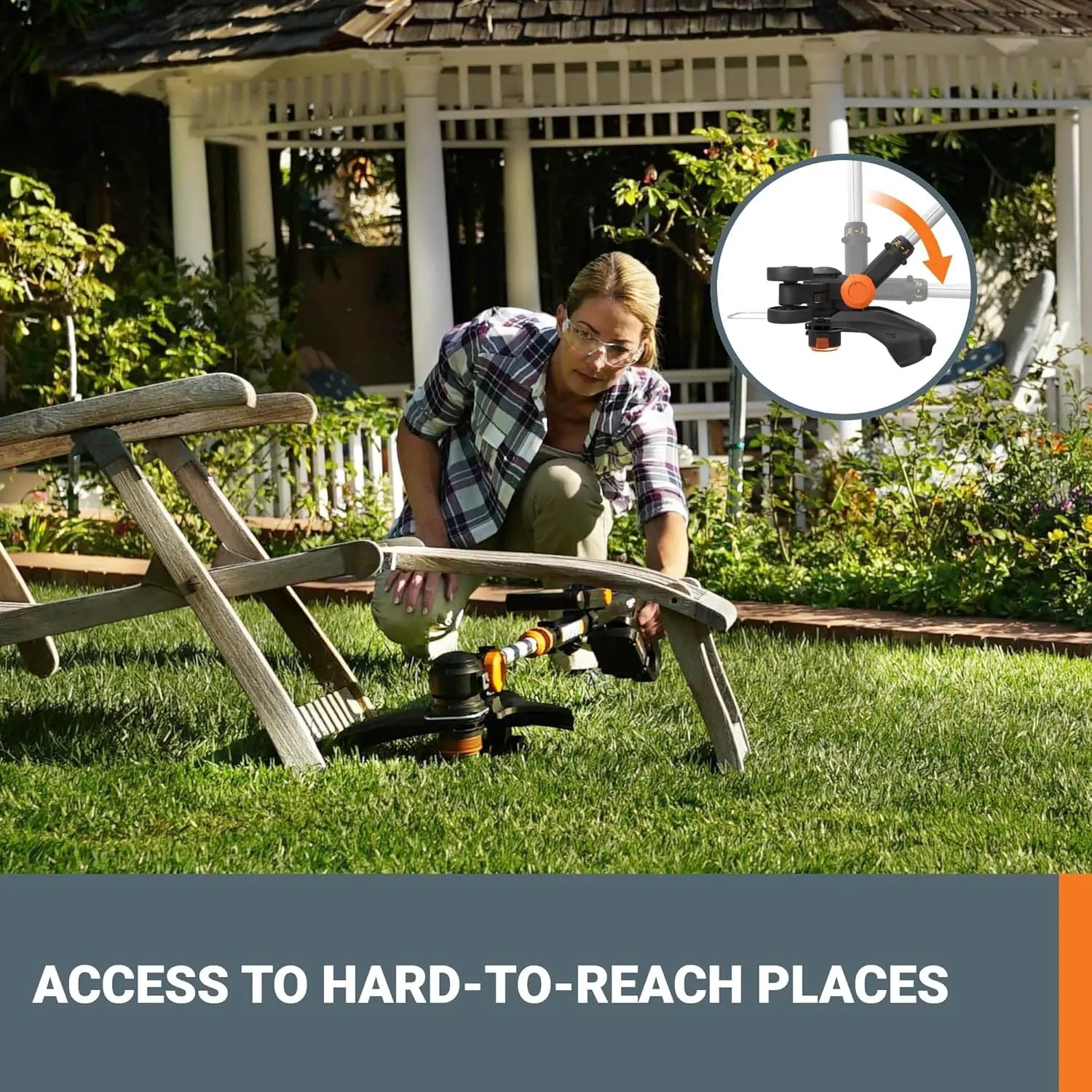 Worx 20V GT Revolution 12" Cordless String Trimmer & Turbine Leaf Blower Power Share Combo Kit - WG930.2 (Batteries & Charger Included) by GreenHaven Gardens