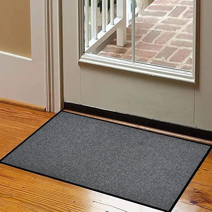 Profile Rubber Door Mat, 72x48inch, Heavy Duty, Entrance Doormat, Indoor and Outdoor, Waterproof, Easy Clean Shoe Scraper, Home Rug Welcome Mats for Entryway, Patio, Porch(Light Grey) by GreenHaven Gardens