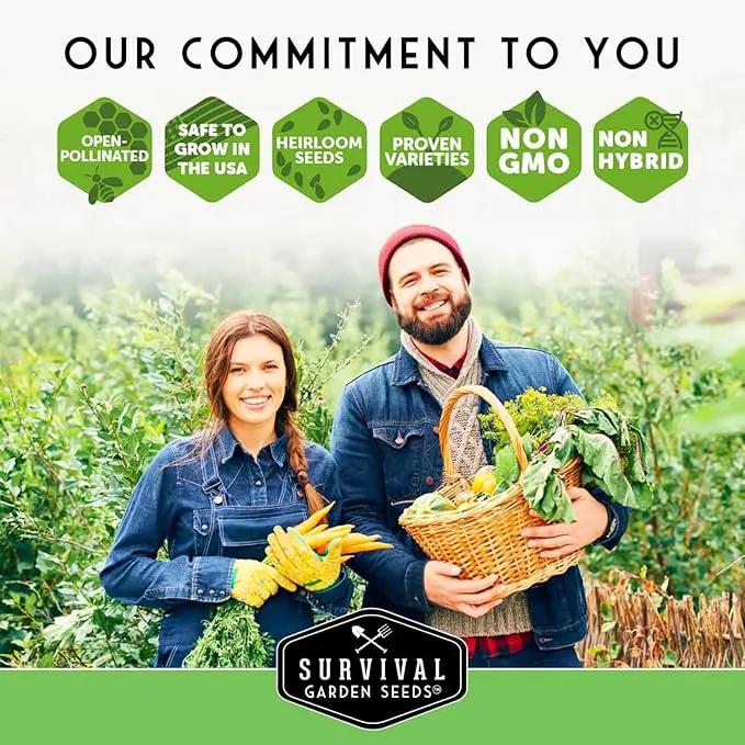 Survival Garden Seeds Homesteader Collection - 50 Packs Non-GMO Heirloom Vegetable, Fruit, Herb Seed Varieties for Growing a Victory Garden - Plant & Grow Survival Food - Emergency Preparedness Gear by GreenHaven Gardens